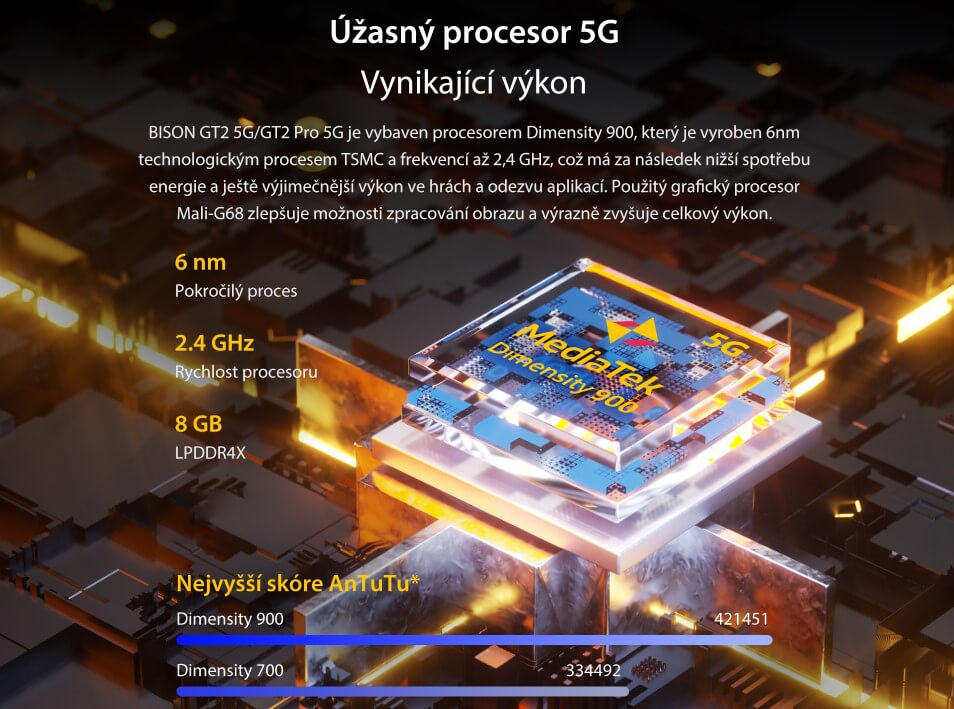 UMIDIGI BISON GT2 procesor